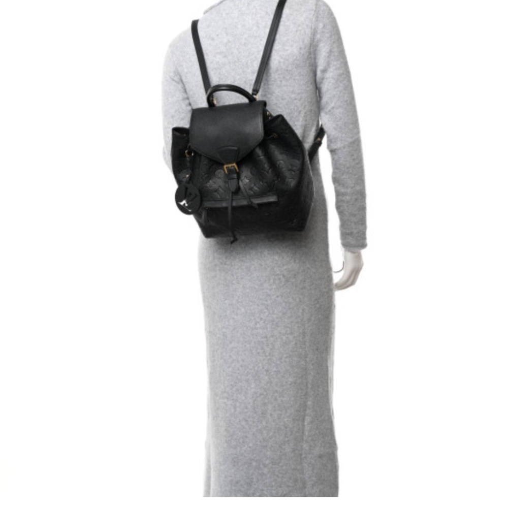 LOUIS VUITTON Empreinte Montsouris NM Backpack Black DISCONTINUED - Picture 2 of 16